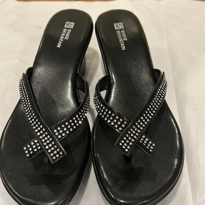 White Mountain Studded Sandals Size 9m